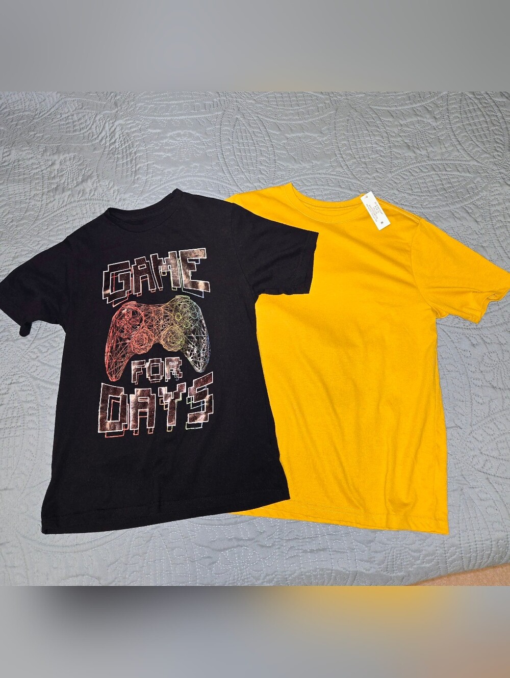Boy's L - XL Short Sleeve Tee Bundle - Copper Denim and Wonder Nation